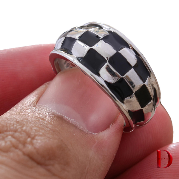 Duphy™ Checkered Ring
